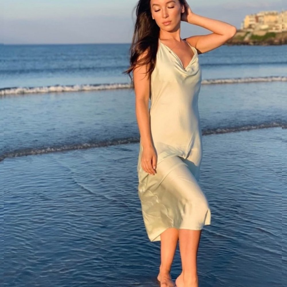 🌟 YOUNG FABULOUS & BROKE SLIP DRESS NWT 🌟 - Picture 7 of 13